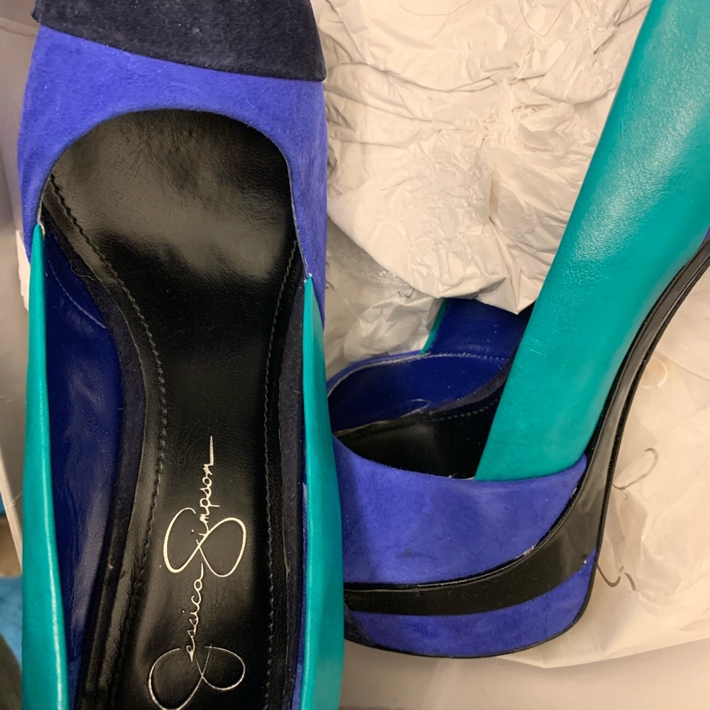 Jessica Simpson Multi Colored Pumps - image 2